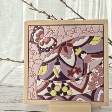 【受注生産品】スペインタイルのお雛飾り※送料無料