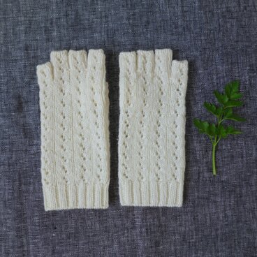 フィンガーレスグローブ/オフホワイト
