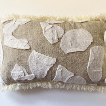 くしゅっとウールのほっこりクッション　Firaps_NL