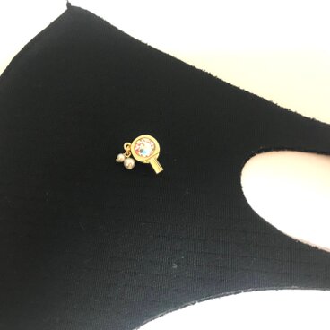 マスクチャーム(マグネット使用)〜クリスタル