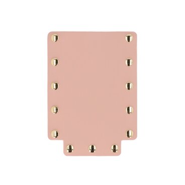 バラバラになる革バック‼リムーバルバックパーツ 【マチ１個ピンク/ホックゴールド】