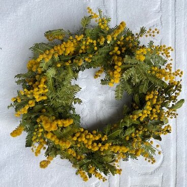 ミモザのリース（小）