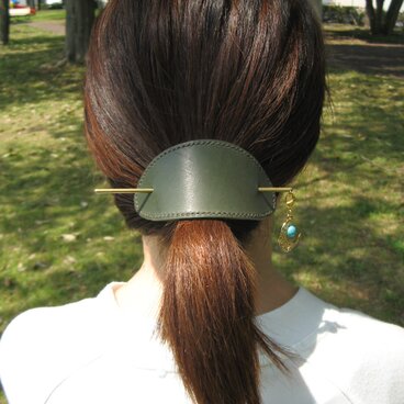 刻印無料 3way 栃木レザーかんざし・マジェステ