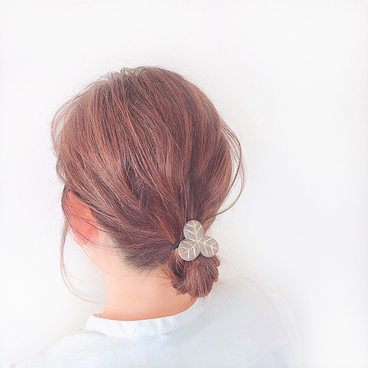 みつ葉のヘアゴム/GY