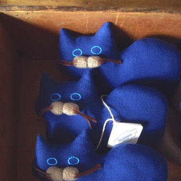 再販 >> " Stickitten" kitten loaf ツイル／ロイヤルブルー