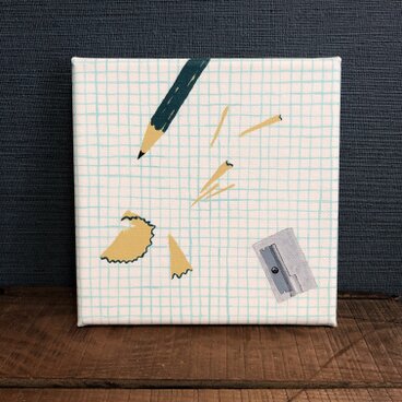 キャンバスアート　原画【省みるとき】