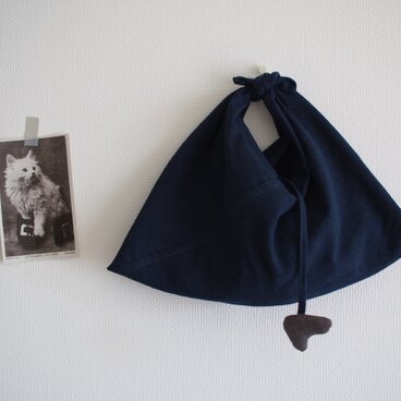 藍染　あづま袋