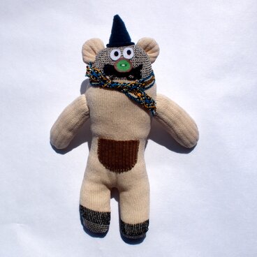 靴下ぬいぐるみ　ネズミのおっさん