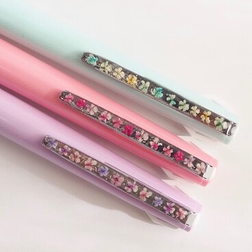 【送料無料】母の日/3色/ジェットストリーム/ハーバリウム/押し花/キラキラ/デコレーション/ギフト/かわいい