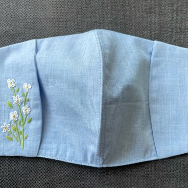 刺繍マスクカバーA
