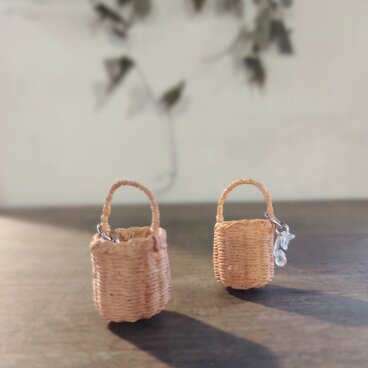 カゴイヤリング　itarou