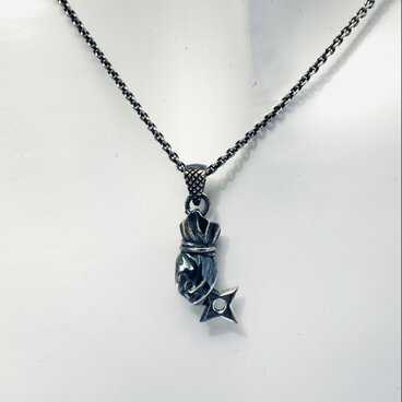 忍の籠手 ネックレス【 手裏剣 】 〜sv925〜