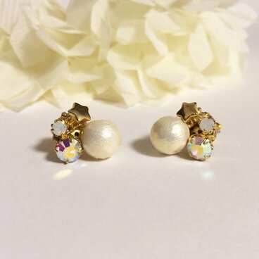 Aurora　star ピアス