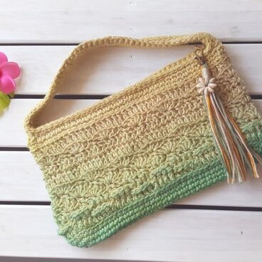 手染め ヘンプバッグ