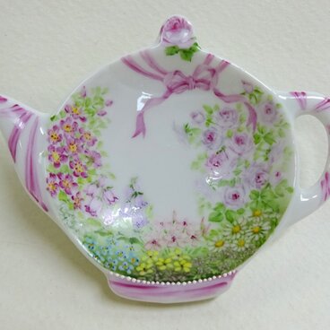 ティーバッグトレイ（フラワーガーデン16）