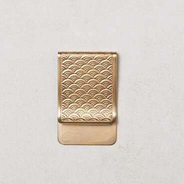 錺之マネークリップ / 青海波