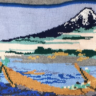 メンズMサイズベスト(手編み)