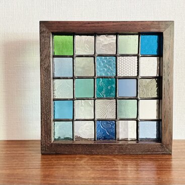 パネル・Composition（グリーン・ブルー）