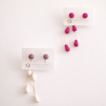 色つぶ ゆらゆら ［耳飾り］
