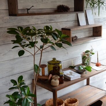 C8918アンティーク風CDラック*飾り棚