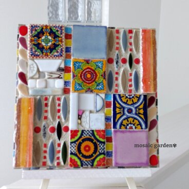 メキシカンタイルの壁飾り