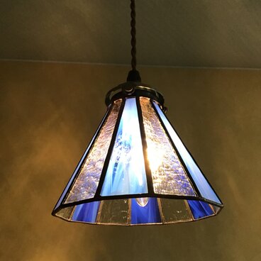 ペンダントライト<ブルー×クリア>