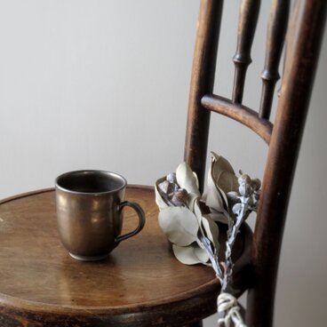 無名異焼：マグカップ 黄金(丸型)