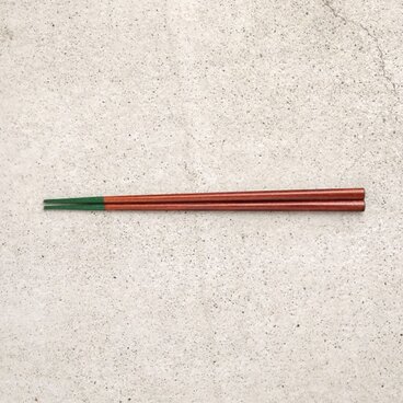 漆のお箸　もく　緑