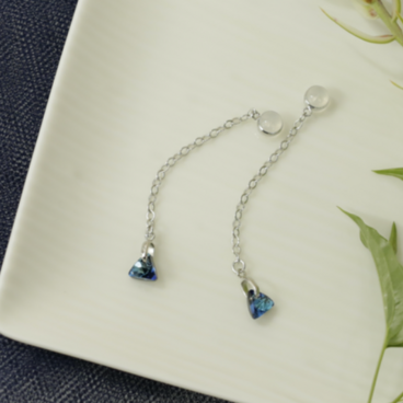 【残りわずか】Bermuda Blue Cristal SILVER Back Catcher