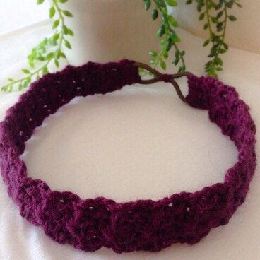 お揃い可＊ボルドーニットカチューム