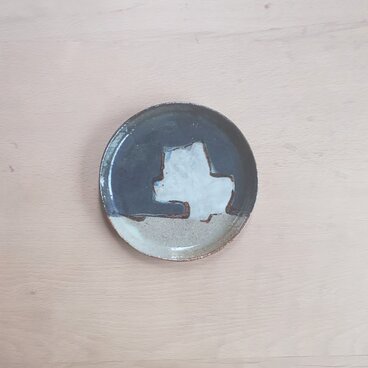 ソーサー 14㎝（D-15 白バラ)