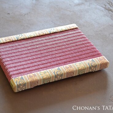 【金襴】洋風花唐草（えんじ色）-小