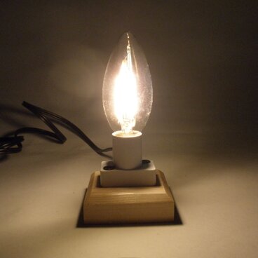 ステンドグラス用　ランプベース W1 (LED)