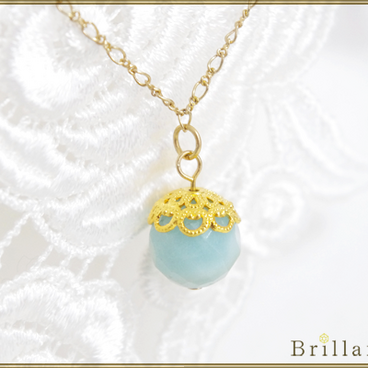 natural necklace (amazonite)