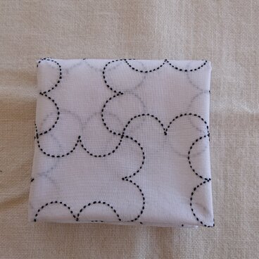 刺し子のクロス【巴つなぎ】