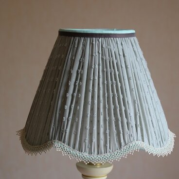コットンのスタンドランプ用 シェード  /  シャロンヌ  /  グレーミント