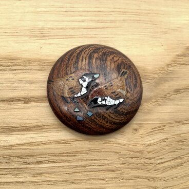 漆で野鳥図鑑#1スズメ