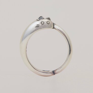 シンプルなネコリング   【受注制作】