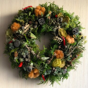 （大）Christmas wreath2021...AtelierKouan