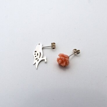 talk with me birdピアス