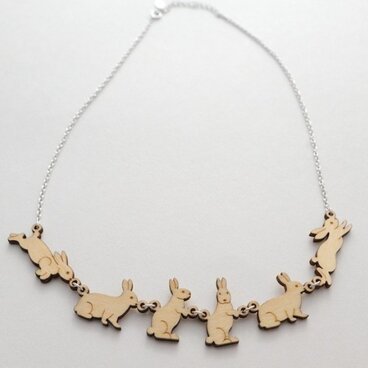 パラパラネックレス ラビット