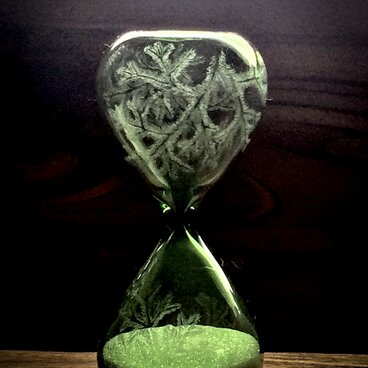 【受注制作】砂時計*ｓ--銀毛葉