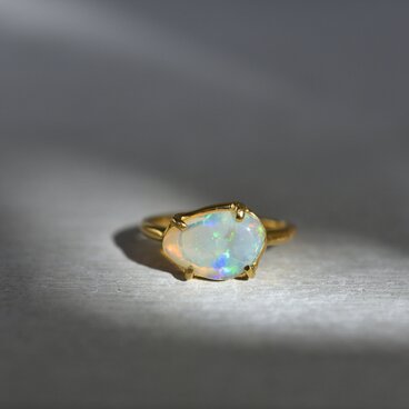 ウォーターオパールリング