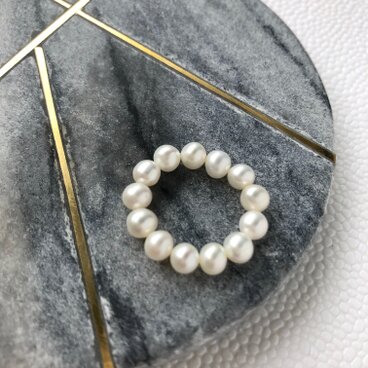 Plain Pearl Ring《L》13-17号-Tansui pearl
