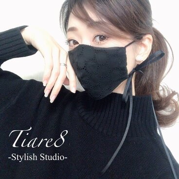 【2022年新作：普通サイズ】オシャレな大人のエレガントなフォーマルマスク✨卒入学式にも◎