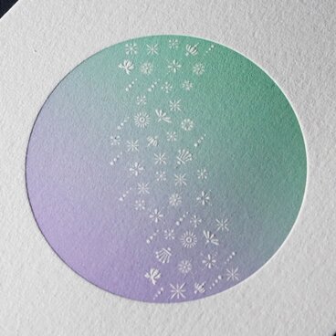 New プラネタリウム・カード｜Sunrise ｜活版印刷