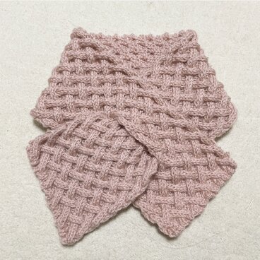 穴あき ミニマフラー