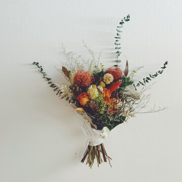 ネイティブフラワーのウェディングブーケCa