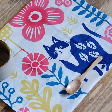 てぬぐい　スウェーデンの想い出柄