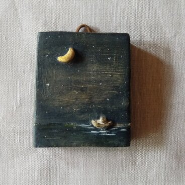 夜船　かべかざり